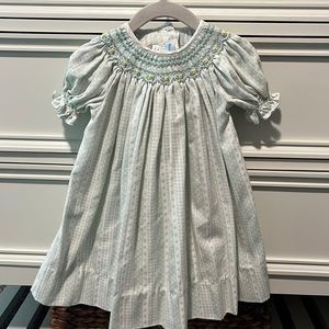House of hatten little girls smocked dress
